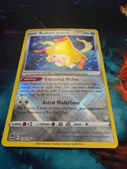 Radiant Jirachi 120/195 Pokemon TCG Silver Tempest NM - Image 2