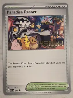 Pokemon World Championship 2025 English Paradise Resort SVP 224 Anaheim Promo #6 - Image 1