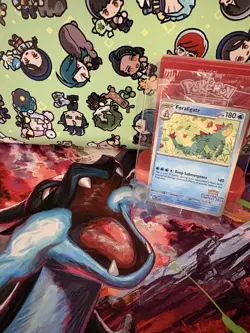 Pokemon Illustration Contest Promo Pack Sealed Feraligatr, Pikachu, & Toxtricity - Image 1