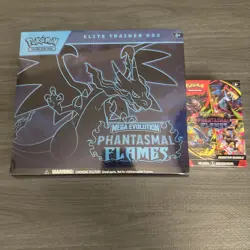 IN HAND - Sealed Pokemon Phantasmal Flames ETB + Booster Bundle - Image 1