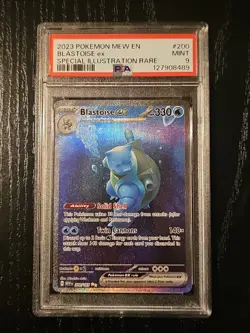 2023 Pokemon Scarlet Violet 151 Blastoise ex 200/165 Full Art SIR PSA 9 Mint - Image 1