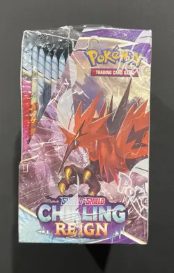 2021 Pokemon Chilling Reign Booster Box - Factory Sealed - Image 3