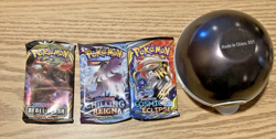 Pokemon TCG Cosmic Eclipse Rebel Clash Chilling Reign Booster Pack lot of 3 - Image 1