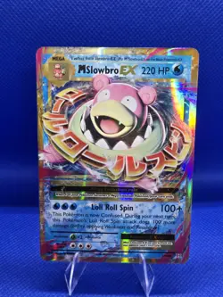 Pokemon TCG M Slowbro EX Mega XY Evolutions Ultra Rare Holo 27/108 - Image 1