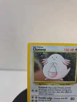 Pokemon TCG Chansey Base Set Foil 3/102 Holo Unlimited Holo Rare Wotc Vintage - Image 2