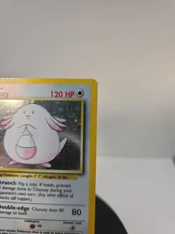 Pokemon TCG Chansey Base Set Foil 3/102 Holo Unlimited Holo Rare Wotc Vintage - Image 3