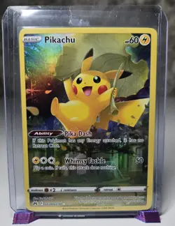 Pikachu GG30/GG70 Crown Zenith: Galarian Gallery Holo Full Art Pikachu Pokemon - Image 3