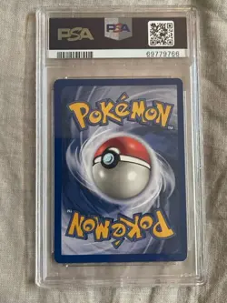 PSA 6 Leveinard Chansey Holo Rare NM #3 French Base 1st Edition Pokemon - Image 2