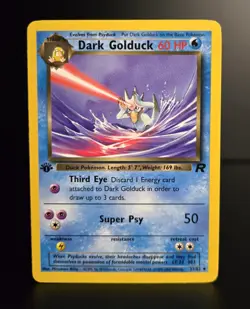 Pokemon TCG - DARK GOLDUCK - 1ST EDITION - 37/82 - TEAM ROCKET (2000) - LP/NM - Image 1