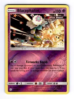 Blacephalon SM - Cosmic Eclipse #104 (2019) Reverse Holo NM Pokemon - Image 1