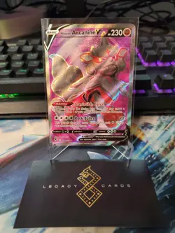 Hisuian Arcanine V 179/195 - SWSH: Silver Tempest Ultra Rare - Pokemon TCG (NM) - Image 1