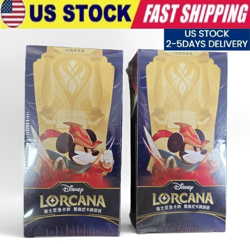 Lot 2 Regular BOOSTER Box Disney LORCANA The First Chapter Chinese 10 Packs Each - Image 1