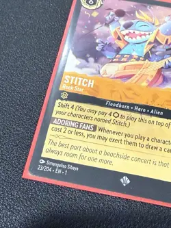 Stitch Rock Star 23/204 the First Chapter Disney Lorcana TCG Non-Foil X2 - Image 2