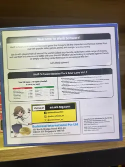 Weiss Schwarz Azur Lane Vol 2 Booster Box Display English 1st Edition Sealed New - Image 2