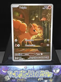 Pokemon Card Vulpix 138/132 Illustration Rare Mega Evolution Near Mint - Image 1