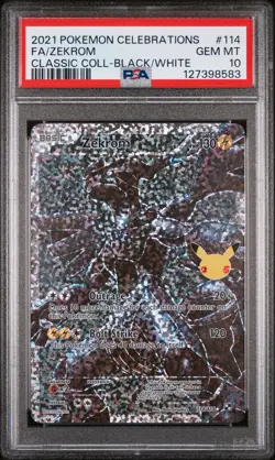 Zekrom 114/144 - Celebrations - Graded PSA 10 GEM MT Pokemon Card - Image 3