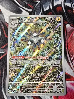 Pokemon TCG Magneton 159 Scarlet & Violet Promo Card Holo NM - Image 1