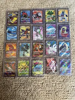Pokemon TCG card lot Full Art Hyper Rare Cards 20 Total All NM condition - Image 1