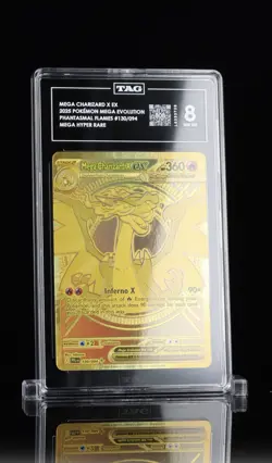 Mega Charizard X Ex TAG 8 – #130/094 Hyper Rare Pokemon Card 🐉🔥 - Image 1