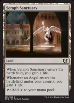 Seraph Sanctuary Light Play, English Magic the Gathering MTG Duel Decks: Blesse - Image 1