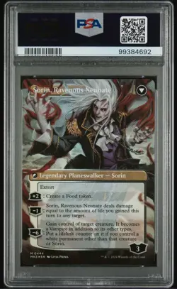 MTG Sorin of House Markov Borderless FOIL Modern Horizons 3 (MH3) PSA 9 Mint - Image 2