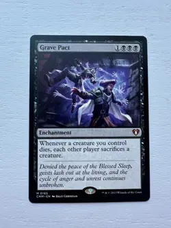 MTG Grave Pact Commander Masters #165 NM - Image 1