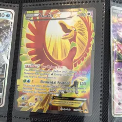 Pokemon TCG Ho-Oh EX Full Art Ultra Rare Holo 121/122 Breakpoint 180 HP - Image 1