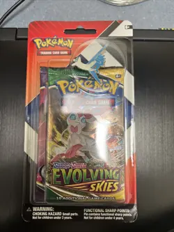 POKEMON EVOLVING SKIES/CHILLING REIGN 2 PACK BLISTER X5 - Image 3