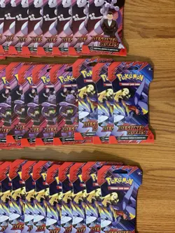 POKEMON TCG SCARLET & VIOLET DESTINED RIVALS SLEEVED BOOSTER LOT (64) SEALED - Image 3