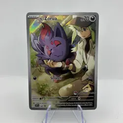 N's Zorua SVP 189 Pokemon Center Stamped ETB Promo Pokemon Journey Together - Image 1