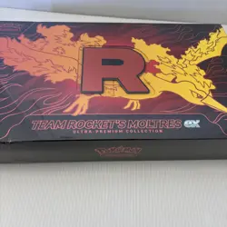 Pokemon Team Rocket’s Moltres EX Ultra Premium UPC GameStop Exclusive SEALED NEW - Image 4