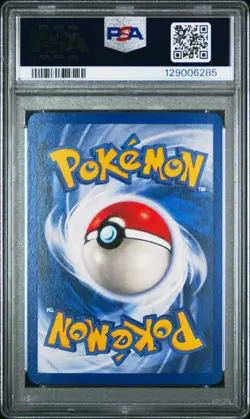 1999 POKEMON FOSSIL #4 DRAGONITE-HOLO PSA 8 - Image 2