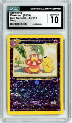 Pokemon Slowking #14 Southern Islands Holo CGC 10 Gem Mint - Image 1