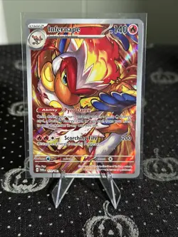 Pokemon TCG Infernape Illustration Rare Twilight Masquerade 173/167 NM - Image 1