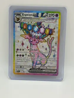 Espeon ex 175 SVP Black Star Promo Prismatic Evolutions Figure Coll. Pokemon - Image 1