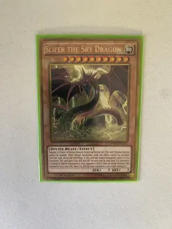 Yugioh Slifer the Sky Dragon MVP1-ENG57-Gold Rare-1st Ed NM/LP - Image 1