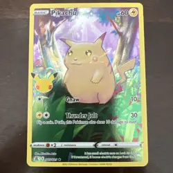 Pokemon Pikachu TCG Celebrations Card 005/025 25th Anniversary - Image 1