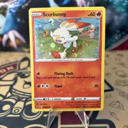 Scorbunny - (Cosmos Holo) SWSH244 SWSH: Sword & Shield Promo Cards Holo - Image 1