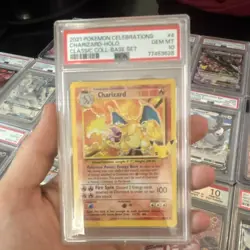 Pokemon Charizard 4/102 Celebrations Classic Collection Holo PSA 10 2021 Card - Image 1