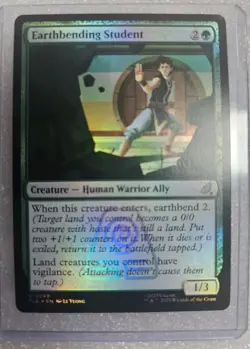 Earthbending Student (0249) MTG Avatar: The Last Airbender - NM/Mint Foil - Image 1