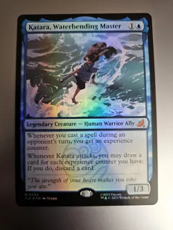 Magic the Gathering #93 Katara, Waterbending Master Foil - Image 1