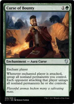 Curse Of Bounty LP/NM* Commander 2017 ENGLISH 030/309 mtg -UnltdCards - Image 1