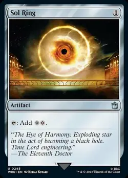 1x Sol Ring NM-Mint, English Doctor Who MTG Magic - Image 1