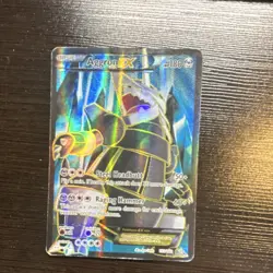 Pokemon Aggron EX Full Art Ultra Rare Holo XY Primal Clash 153/160 180HP - Image 1