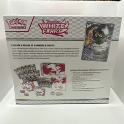 Pokemon Scarlet And Violet White Flare Elite Trainer Box Factory Sealed - Image 2