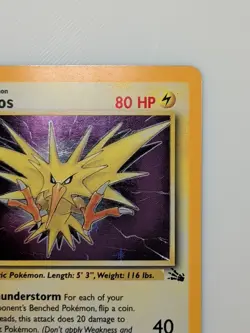 Zapdos Holo - Pokemon Fossil 15/62 Unlimited - Image 5