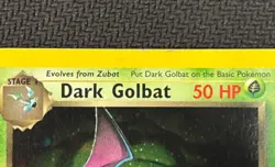 Pokemon TCG Dark Golbat Team Rocket 1st Edition Holo 7 - Image 4