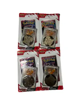 (4) x Pokemon TCG Scarlet & Violet Destined Rivals Checklane Blister EEVEE Prom - Image 1