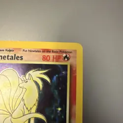 Pokemon TCG Ninetales Holo Rare Unlimited 12/102 Base Set - Image 2