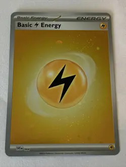 Pokemon TCG - Holo Basic Electric Energy SVE 004 - Scarlet and Violet -Q923 [NM] - Image 1